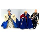 Set of 3 Peggy Nisbet Collectors Costume Dolls Including Sir Winston Churchill