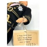 Set of 3 Peggy Nisbet Collectors Costume Dolls Including Sir Winston Churchill