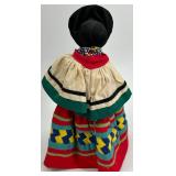 Collection of 12 Vintage Ethnic Dolls, Handmade and Cloth Variations