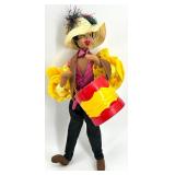 Collection of 12 Vintage Ethnic Dolls, Handmade and Cloth Variations