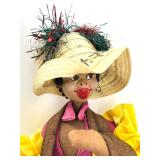 Collection of 12 Vintage Ethnic Dolls, Handmade and Cloth Variations