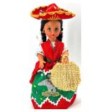 Collection of 12 Vintage Ethnic Dolls, Handmade and Cloth Variations