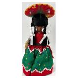 Collection of 12 Vintage Ethnic Dolls, Handmade and Cloth Variations