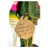 Collection of 12 Vintage Ethnic Dolls, Handmade and Cloth Variations