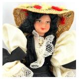 Pair of Vintage Spanish Dolls in Traditional Costumes