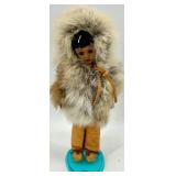 Collection of 7 Native American, Inuit Dolls and Figurines