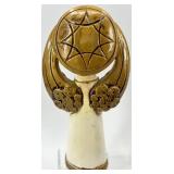 Collection of 13 Vintage Figurines and Dolls Including Goofy, Matryoshka, and Character Pieces