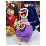 Collection of International Costume Dolls