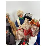 Collection of International Costume Dolls