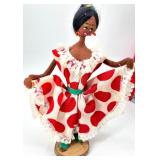 Collection of Handcrafted Ethnic Dolls, Caribbean and South American Style
