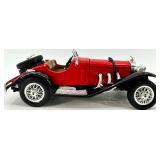 Lot of 2 Diecast Cars: Mercedes-Benz SSK Model and Jaguar E-Type Convertible Model