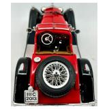 Lot of 2 Diecast Cars: Mercedes-Benz SSK Model and Jaguar E-Type Convertible Model