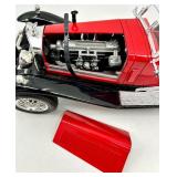 Lot of 2 Diecast Cars: Mercedes-Benz SSK Model and Jaguar E-Type Convertible Model