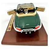Lot of 2 Diecast Cars: Mercedes-Benz SSK Model and Jaguar E-Type Convertible Model