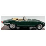 Lot of 2 Diecast Cars: Mercedes-Benz SSK Model and Jaguar E-Type Convertible Model