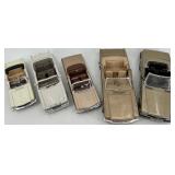 Lot of 5 Die-Cast Convertible Model Cars Including Ford Mustang 1964 1/2