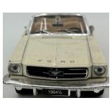 Lot of 5 Die-Cast Convertible Model Cars Including Ford Mustang 1964 1/2