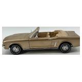 Lot of 5 Die-Cast Convertible Model Cars Including Ford Mustang 1964 1/2