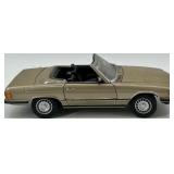 Lot of 5 Die-Cast Convertible Model Cars Including Ford Mustang 1964 1/2