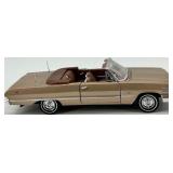 Lot of 5 Die-Cast Convertible Model Cars Including Ford Mustang 1964 1/2