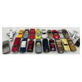 Lot of 20 Die-Cast Model Cars, Airplanes, and Space Shuttle Including 1987 Cadillac Allante Pewter