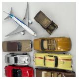 Lot of 20 Die-Cast Model Cars, Airplanes, and Space Shuttle Including 1987 Cadillac Allante Pewter
