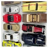 Lot of 20 Die-Cast Model Cars, Airplanes, and Space Shuttle Including 1987 Cadillac Allante Pewter