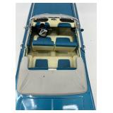 Set of 2 - Diecast Classic Car Models 1959 Chevrolet Convertible and White Coupe