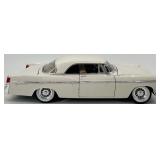 Set of 2 - Diecast Classic Car Models 1959 Chevrolet Convertible and White Coupe