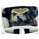 Set of 2 - Diecast Classic Car Models 1959 Chevrolet Convertible and White Coupe