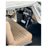 Set of 2 - Diecast Classic Car Models 1959 Chevrolet Convertible and White Coupe