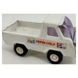 Collection of 9 Vintage Die-Cast Toy Vehicles Including Tonka, Coca-Cola, and John Deere