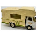 Collection of 9 Vintage Die-Cast Toy Vehicles Including Tonka, Coca-Cola, and John Deere