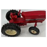 Set of 2 Die-Cast Toy Tractors - International and John Deere 3010