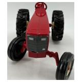 Set of 2 Die-Cast Toy Tractors - International and John Deere 3010