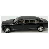 Set of 4 Die-Cast Limousine Model Cars including Mercedes Maybach, Bentley, Rolls-Royce