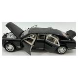 Set of 4 Die-Cast Limousine Model Cars including Mercedes Maybach, Bentley, Rolls-Royce