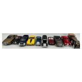 Set of 10 Assorted Die-Cast Model Cars and Trucks