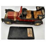 Collection of 6 including Vintage Diecast Model Cars and Ceramic Whiskey Decanter