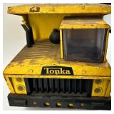 Vintage Mighty Tonka Yellow Steel Dump Truck Toy