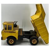 Vintage Mighty Tonka Yellow Steel Dump Truck Toy