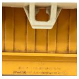 Vintage Fisher-Price Dump Truck, Clear Helicopter, and John Deere Toy Tractor Lot