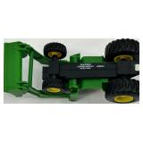 Vintage Fisher-Price Dump Truck, Clear Helicopter, and John Deere Toy Tractor Lot