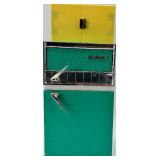 Vintage Deluxe Toy Kitchen Appliance Playset with Refrigerator and Washer