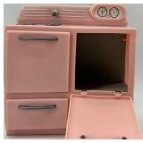 Vintage Tico Pink Dollhouse Kitchen Appliances Set