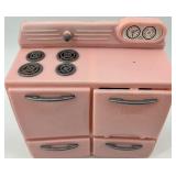 Vintage Tico Pink Dollhouse Kitchen Appliances Set