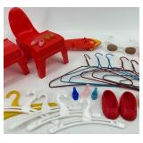 Vintage Doll Furniture, Accessories, Shoes and Hangers Collection including Barbie