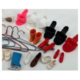 Vintage Doll Furniture, Accessories, Shoes and Hangers Collection including Barbie
