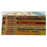 Set of 5 Vintage Walt Disney Story Books - Mickey Mouse, Donald Duck, Goofy, Pluto, and Clarabelle Cow