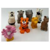 Collection of 20 Little People Figures Including Superheroes, Animals, and Community Characters